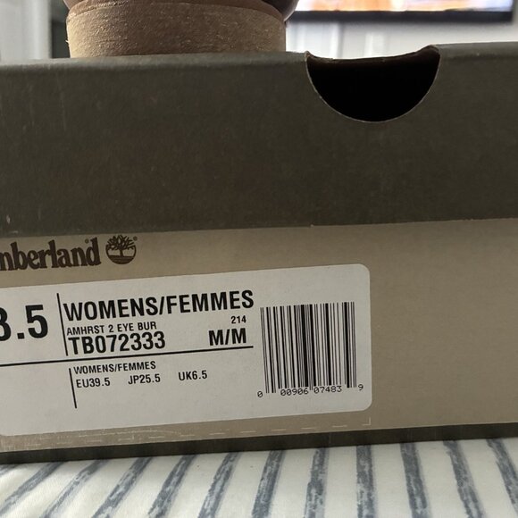 TIMBERLAND WOMEN'S 2-EYE CLASSIC BOAT LEATHER SHOES - Picture 3 of 3